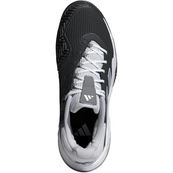 NWT adidas Men\'s Barricade 13 Tennis Sneaker, Black/White/Grey-SZ  11.5